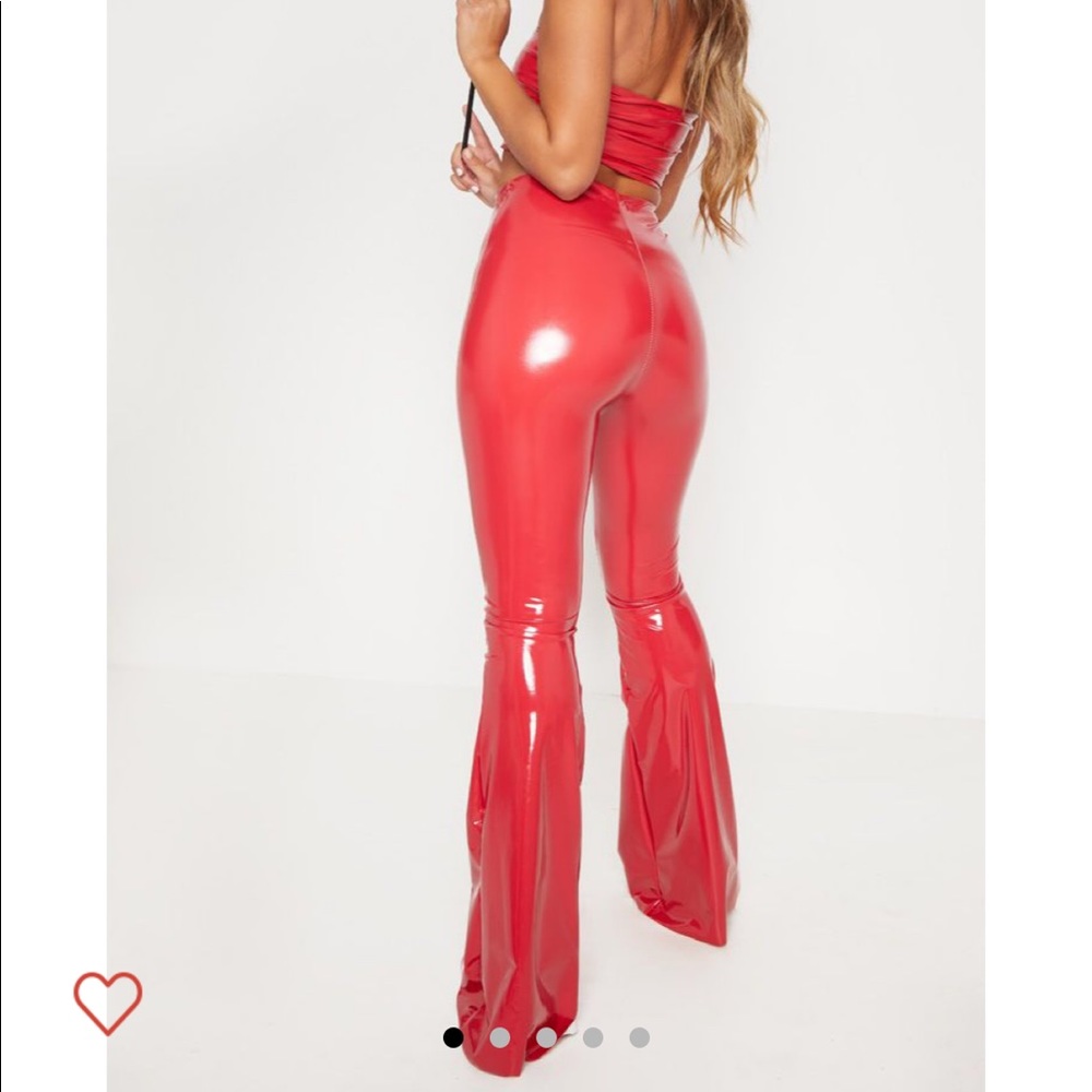 Red Hot Vinyl Pants